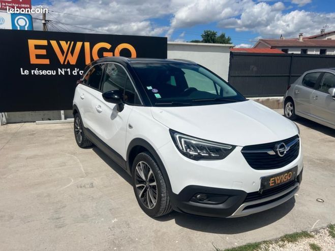 Opel Crossland X 1.2 T 130 ch ULTIMATE BVA VOLANT ET SIEG Blanc de 2019