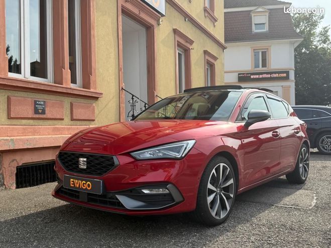Seat Leon 1.5 E-TSI 150-FR-DSG-BVA-CAMERA DE RECUL Rouge de 2020