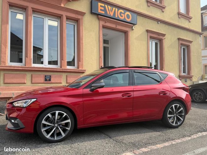 Seat Leon 1.5 E-TSI 150-FR-DSG-BVA-CAMERA DE RECUL Rouge de 2020