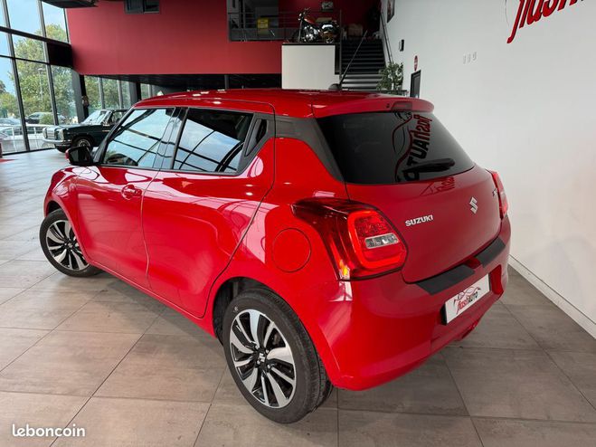 Suzuki Swift V Boosterjet 111cv PACK AUTO-BVA-2017 Rouge de 2017