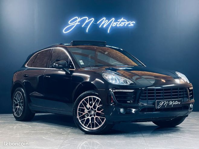 Porsche Macan 3.0 v6 s diesel suivi franais garantie  Noir de 2014