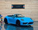 Porsche 911 (992) CABRIOLET 3.0 450 CARRERA 4S BLEUE à  Les Alluets-le-Roi (78)