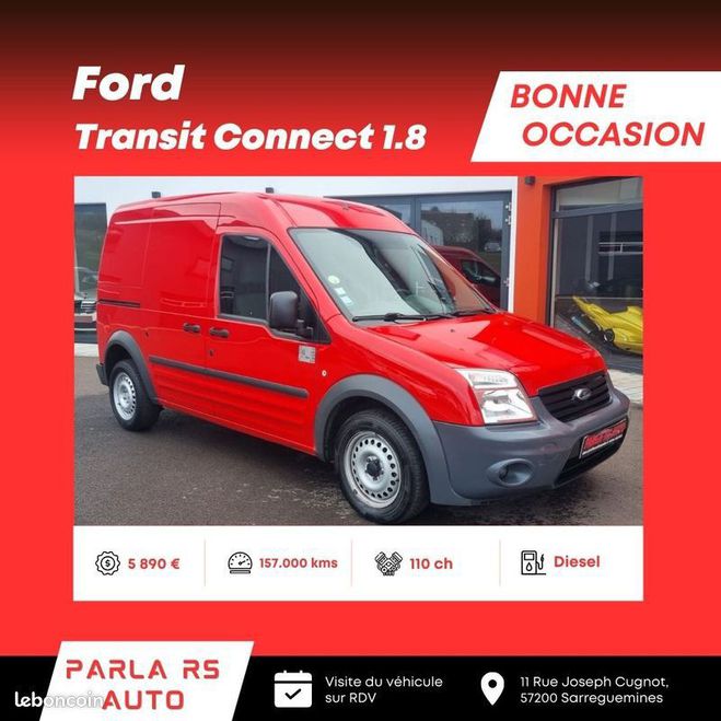 Ford Transit Connect Phase 2 1.8 TDCi 110ch Rouge de 2013