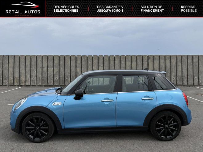 Mini Cooper 5 PORTES SD 170ch Chili BVA Bleu mtallis de 2015