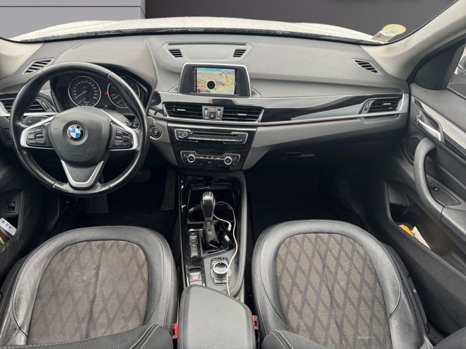 BMW X1 F48 sDrive 18d 150 ch BVA8 xLine suivi g Blanc de 2016