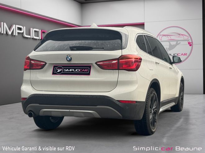 BMW X1 F48 sDrive 18d 150 ch BVA8 xLine suivi g Blanc de 2016