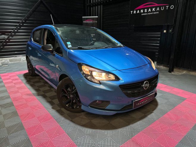 Opel Corsa 1.4 turbo 100 ch stop opc BLEU de 2017