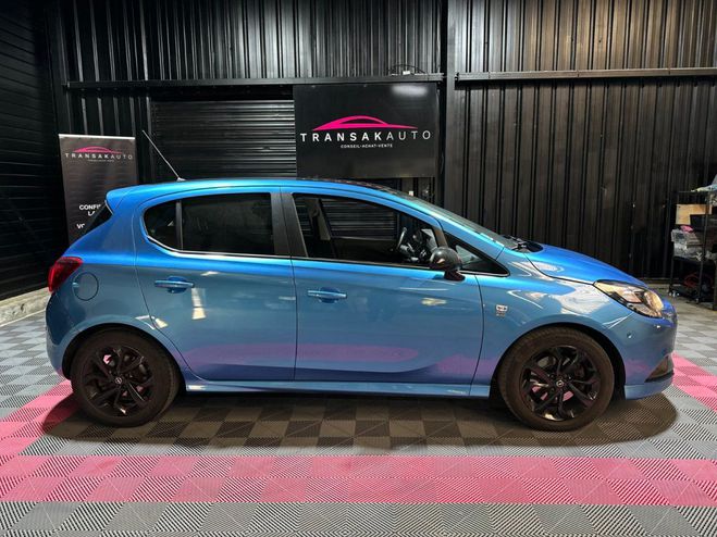 Opel Corsa 1.4 turbo 100 ch stop opc BLEU de 2017