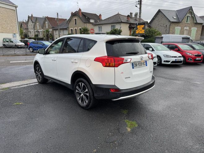 Toyota RAV 4 4 124 D-4D FAP Clim   Camera AR BLANC de 2015