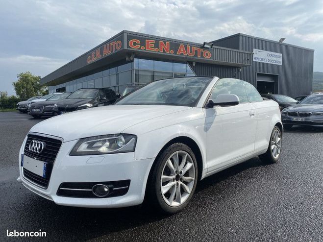 Audi A3 CABRIOLET 2.0 TDI 140CH DPF START-STOP A Blanc de 2011