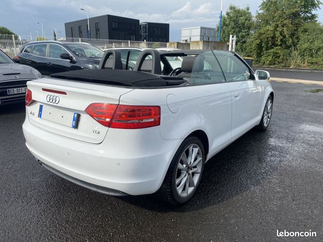 Audi A3 CABRIOLET 2.0 TDI 140CH DPF START-STOP A Blanc de 2011