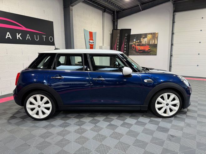 Mini One HATCH 5 PORTES Cooper D 116 ch BVA7 Fini Bleu Bleu / Toit Blanc de 2018