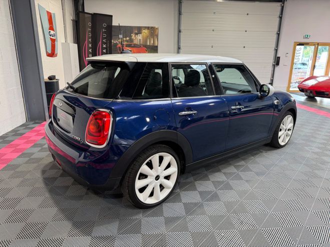 Mini One HATCH 5 PORTES Cooper D 116 ch BVA7 Fini Bleu Bleu / Toit Blanc de 2018