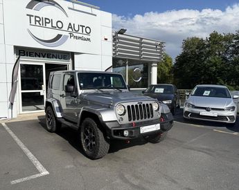  Voir détails -Jeep Wrangler 3.6i - 284 BVA Sahara Gps   Clim à Brive-la-Gaillarde (19)