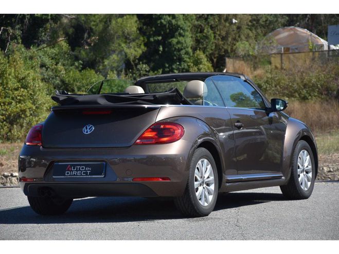 Volkswagen Coccinelle NOUVELLE Cabriolet 1.4 16V TSI BlueMotio Marron mtallis de 2015