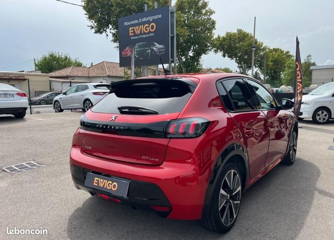 Peugeot 208 E-208 II 136CH GT LINE TOIT PANORAMIQUE Rouge de 2020