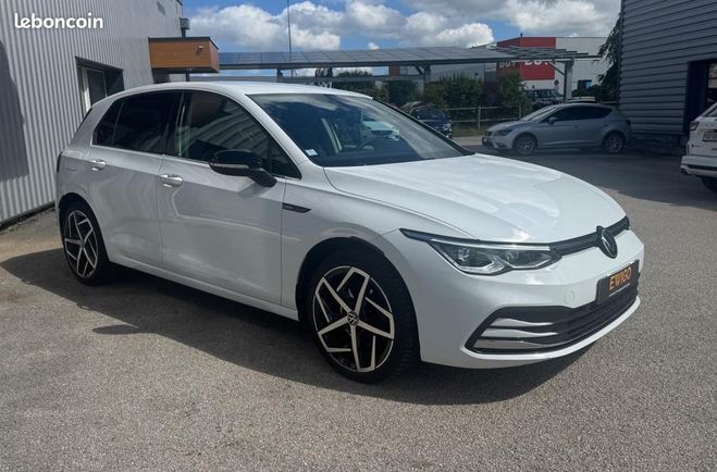 Volkswagen Golf 2.0 TDI 115ch SCR STYLE Blanc de 2020