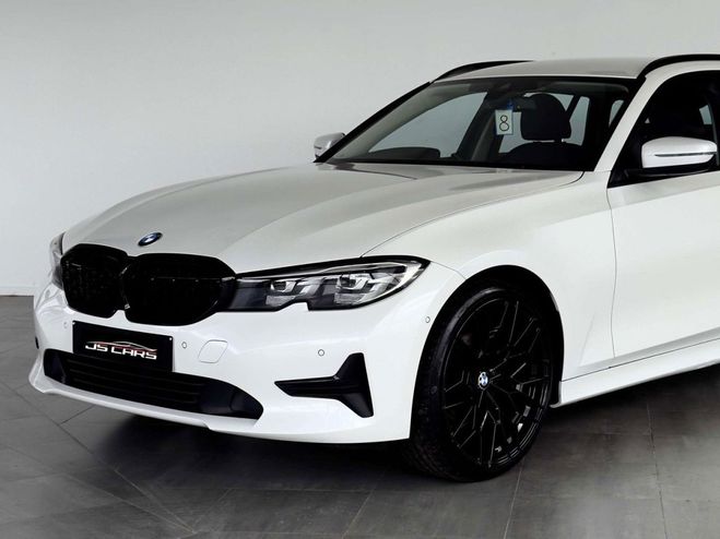 BMW Serie 3 Touring 318 dA Touring-1ERPRO-GPS-CUIR-C Blanc de 2020