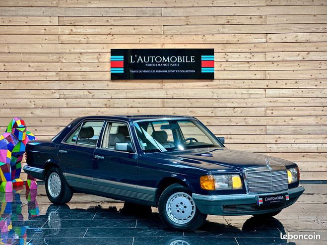 Mercedes 280 w126 bva 6 cylindres da cuir regulateur  Bleu de 1984