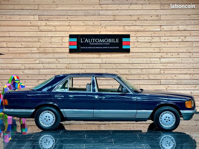 Mercedes 280 w126 bva 6 cylindres da cuir regulateur  Bleu de 1984