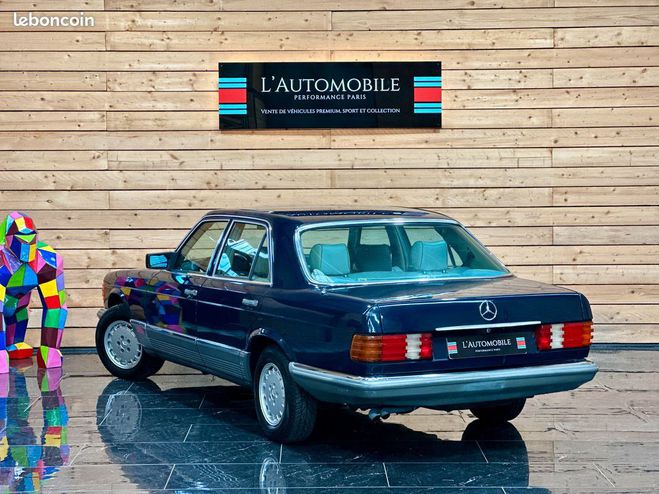 Mercedes 280 w126 bva 6 cylindres da cuir regulateur  Bleu de 1984