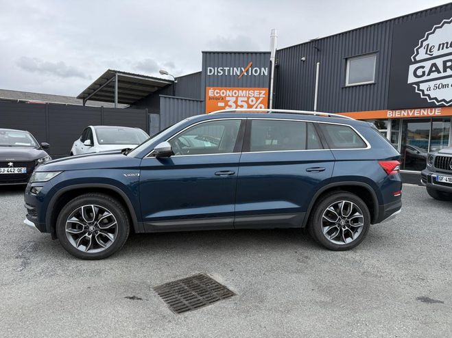Skoda Kodiaq 2.0 TDI SCR - 150 - BV DSG7 4x4 7pl Scou Bleu de 2018