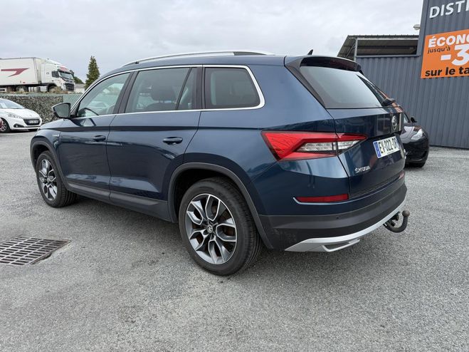 Skoda Kodiaq 2.0 TDI SCR - 150 - BV DSG7 4x4 7pl Scou Bleu de 2018