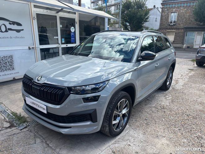 Skoda Kodiaq (2) 2.0 tdi 150 sportline dsg7 7 places  Gris de 2023