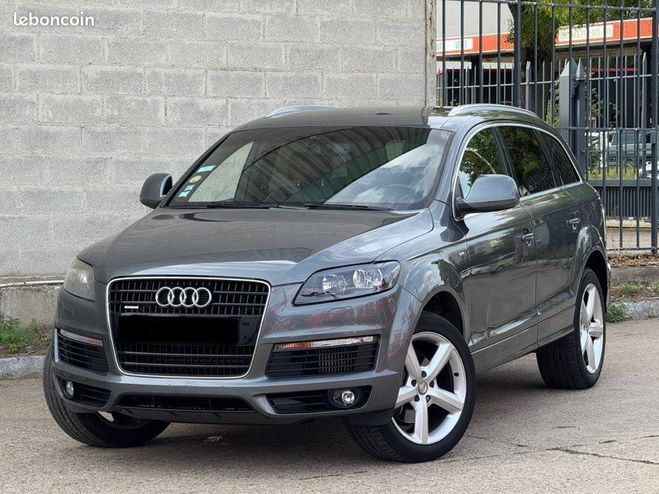 Audi Q7 3.0 TDi V6 Quattro 233CV 7 PLACES S-LINE Gris de 2009