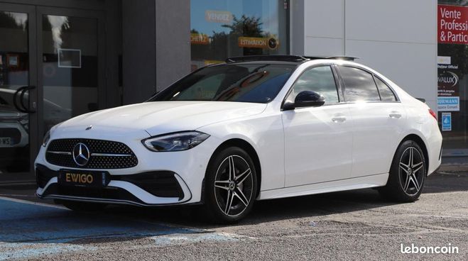 Mercedes Classe C 2.0 300 E HYBRID PHEV 205 ch AMG LINE BV Blanc de 2023
