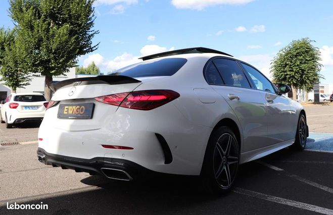 Mercedes Classe C 2.0 300 E HYBRID PHEV 205 ch AMG LINE BV Blanc de 2023
