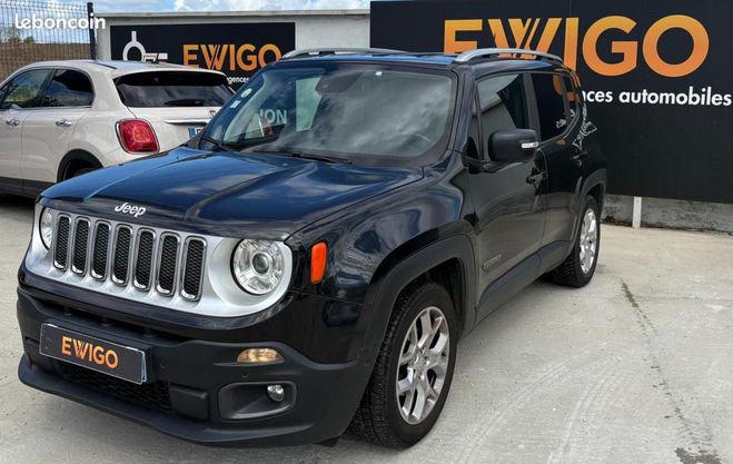 Cliquer pour voir la photo suivante Jeep Renegade 1.6 MULTIJET 120 LIMITED 2WD BVA Noir de 2018