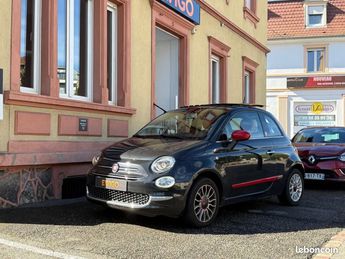  Voir détails -Fiat 500 1.2 70-ROSSO ARMORE-TOIT OUVRANT-RADAR D à Slestat (67)