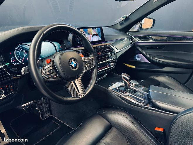 BMW M5 serie 5 f90 600 52cv bva8 preparation ev Gris de 2019