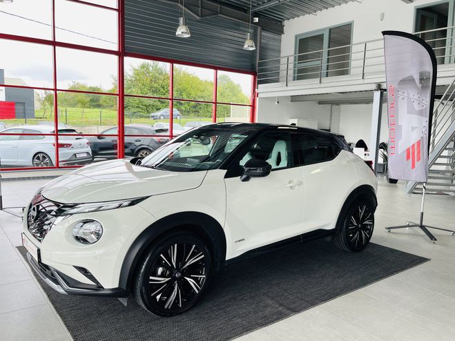 Nissan Juke 1,6 HYBRID 143 N-DESIGN GPS CAMERA 360 K BLANC de 2023