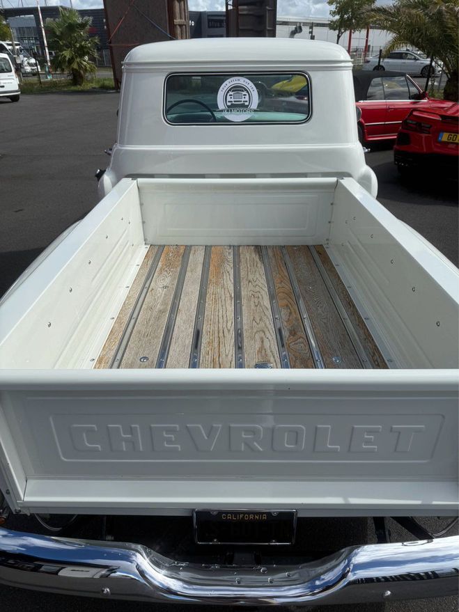 Chevrolet 3100 SHORT BED STEPSIDE Blanc Laqu de 1955