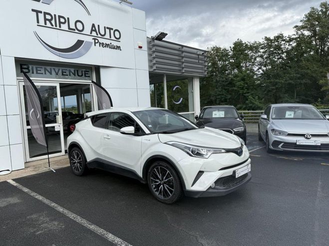 Toyota C HR Hybride 122h - BV e-CVT Distinctive GPS  BLANC de 2017