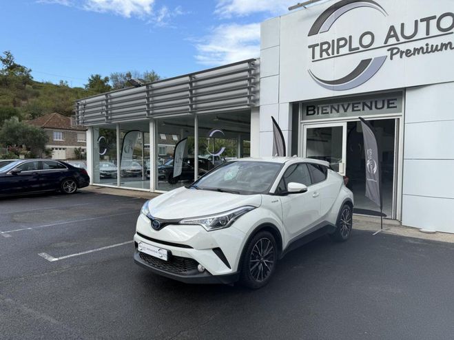 Toyota C HR Hybride 122h - BV e-CVT Distinctive GPS  BLANC de 2017