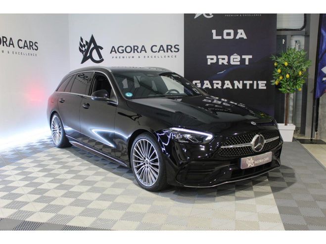 Mercedes Classe C Break 220 d - BVA 9G-Tronic - BM 206 AMG Noir mtallis de 2021