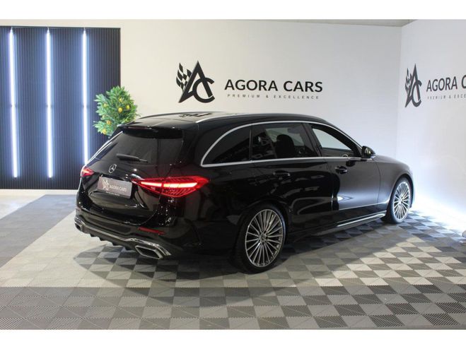 Mercedes Classe C Break 220 d - BVA 9G-Tronic - BM 206 AMG Noir mtallis de 2021