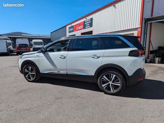 Peugeot 5008 1.5 blue hdi 130 eat8 gt line, toit pano Blanc de 2018