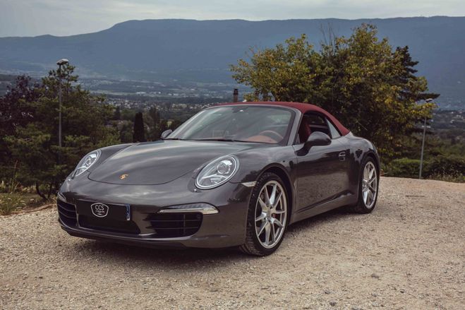 Porsche 911 type 991 Carrera S Cabriolet 400 ch - Pr Gris Quartz mtallis de 2012