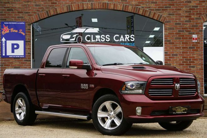 Dodge Ram 5.7 SPORT LPG TVA-BTW TOIT OUVR. CAM PDC Rouge Mtallis de 