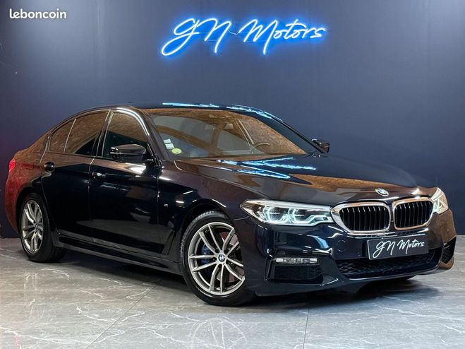 BMW Serie 5 530d g30 265ch m sport FRANAISE 2EME MA Bleu de 2017