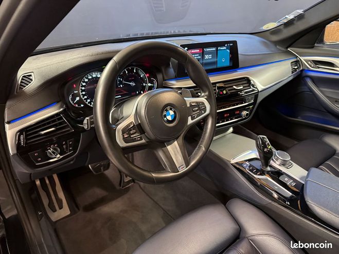 BMW Serie 5 530d g30 265ch m sport FRANAISE 2EME MA Bleu de 2017