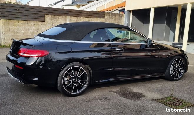 Mercedes Classe C 43 AMG Cabriolet V6 BiTurbo 367cv 4Matic Noir de 2016
