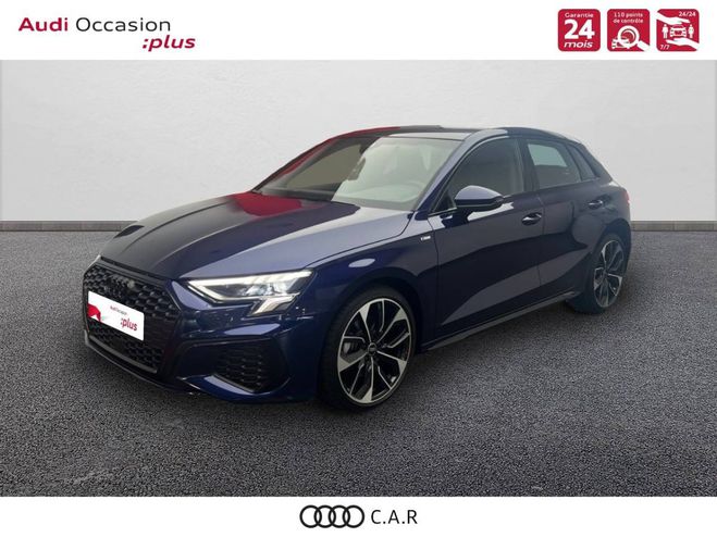 Audi A3 Sportback 35 TFSI Mild Hybrid 150 S tron BLEU NAVARRE METALLISE de 2023