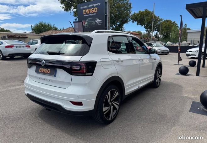 Volkswagen T Cross 1.0 TSI 115CH R-LINE DSG7 BVA Blanc de 2020