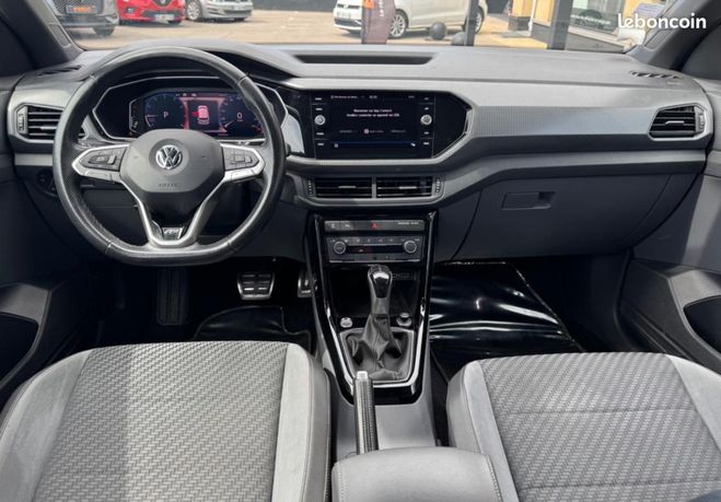 Volkswagen T Cross 1.0 TSI 115CH R-LINE DSG7 BVA Blanc de 2020