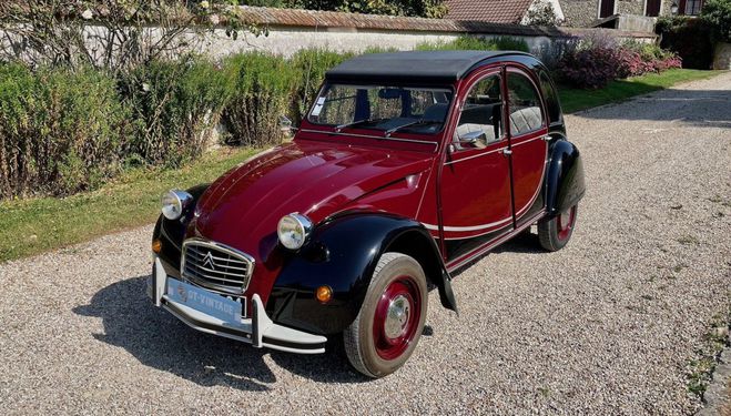 Citroen 2 CH 2cv6 charleston Rouge Delage / NOIR de 2011